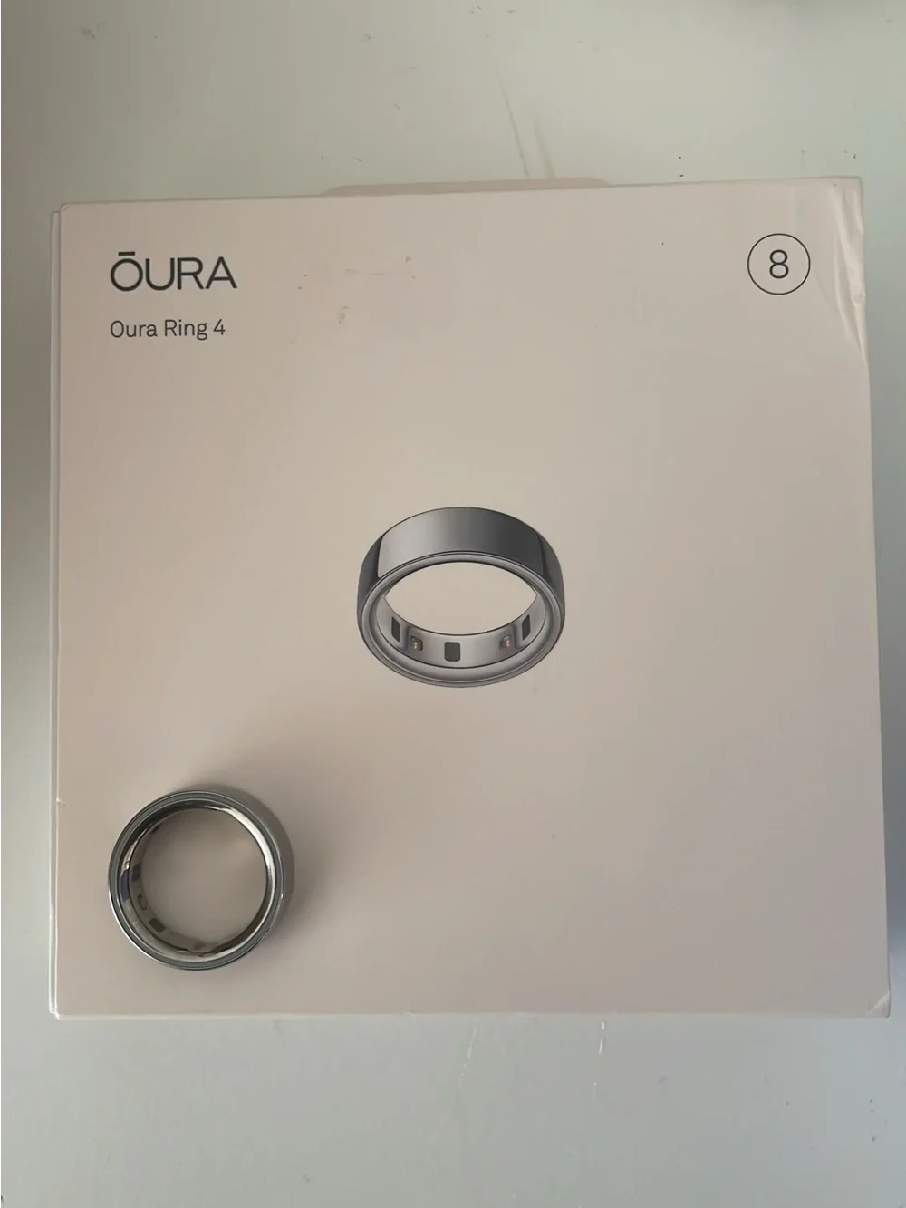Oura Ring 4 Polished Silver